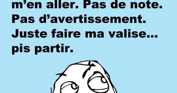 Article : je dirais au monde que je pars